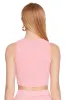 Mineral Wash Ribbed Knit Crop Top sold by Rainbow
