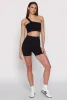 Seamless One Shoulder Crop Top sold by Rainbow