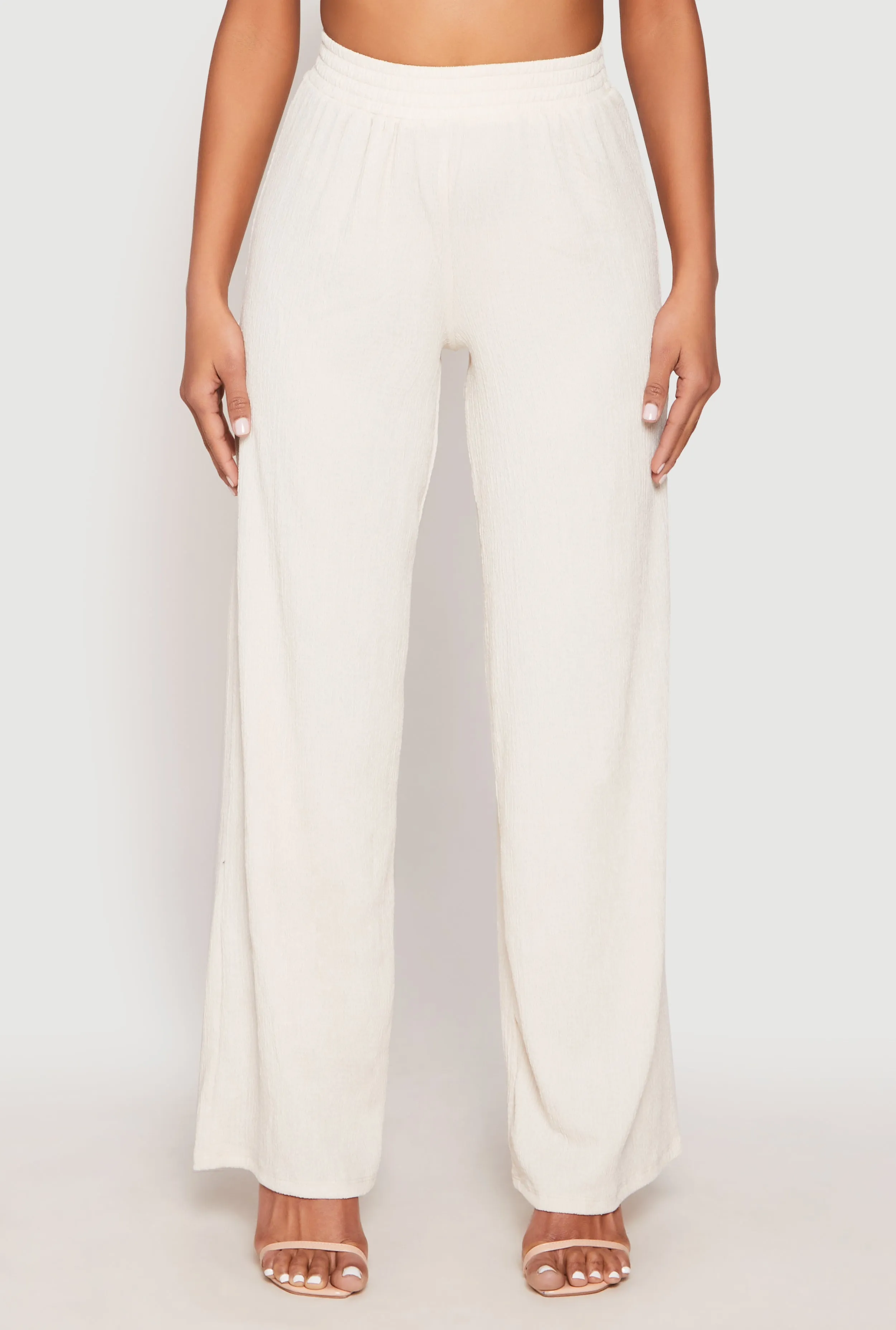 Almost Famous Textured Knit Wide Leg Pants sold by Rainbow product image thumbnail 3