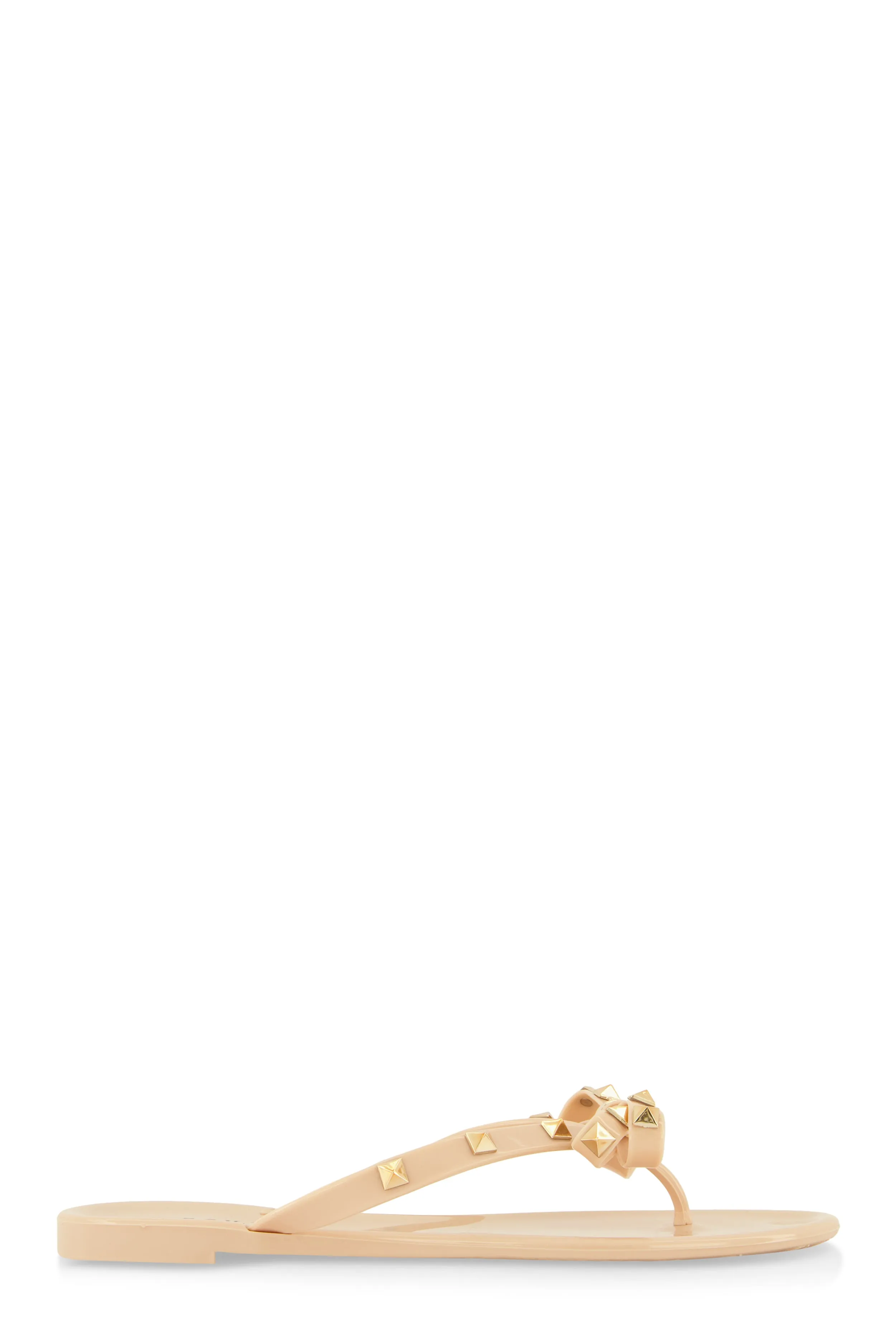 Bow Studded Jelly Thong Slide Sandals sold by Rainbow product image thumbnail 2