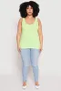 Plus Size Rib Knit Tank Top sold by Rainbow