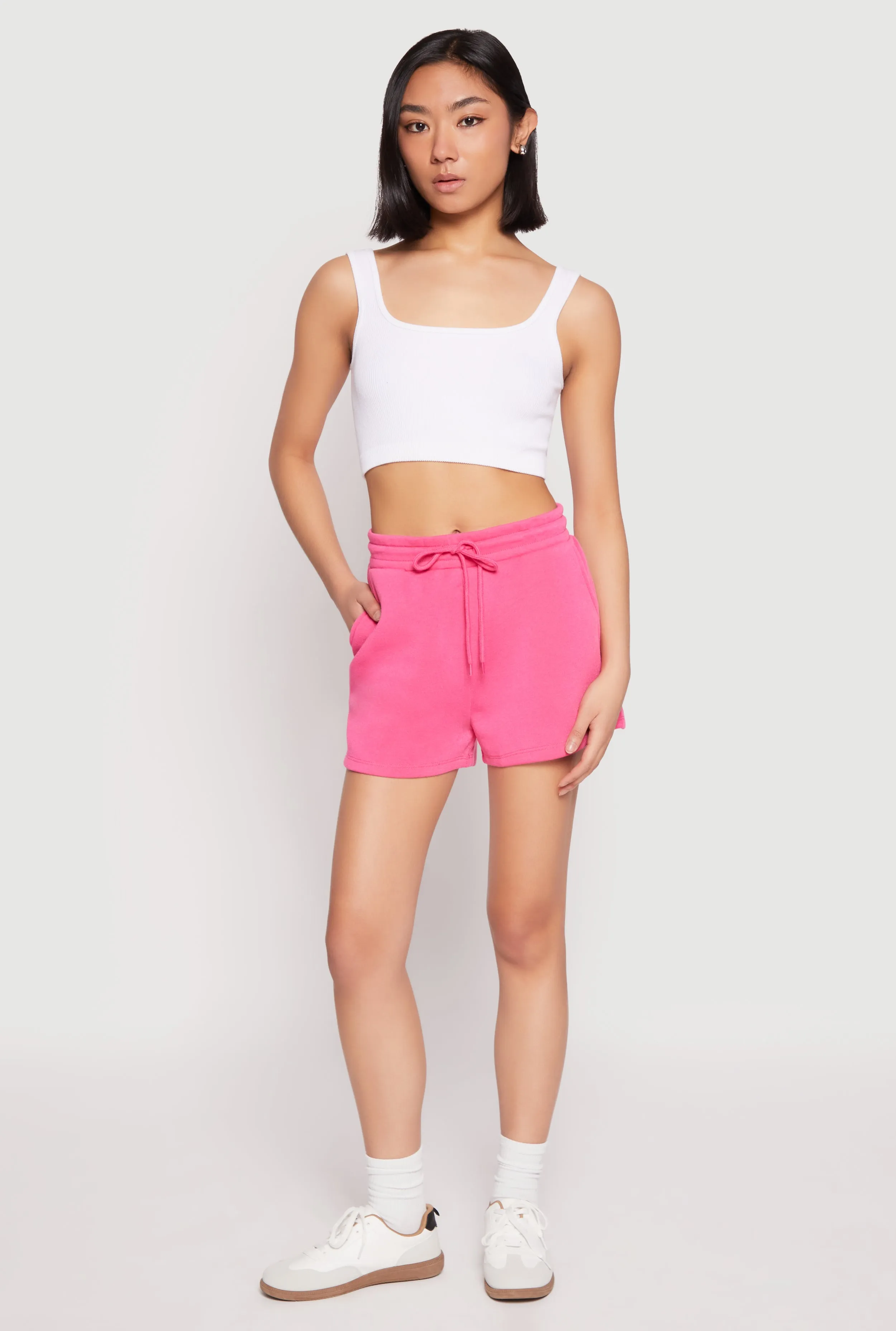High Waist Drawstring Sweatshorts sold by Rainbow product image thumbnail 2