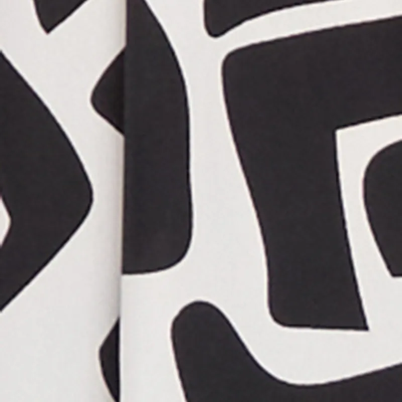 Plus Size Abstract Patterned High Low Shirt Dress sold by Rainbow product image thumbnail 4