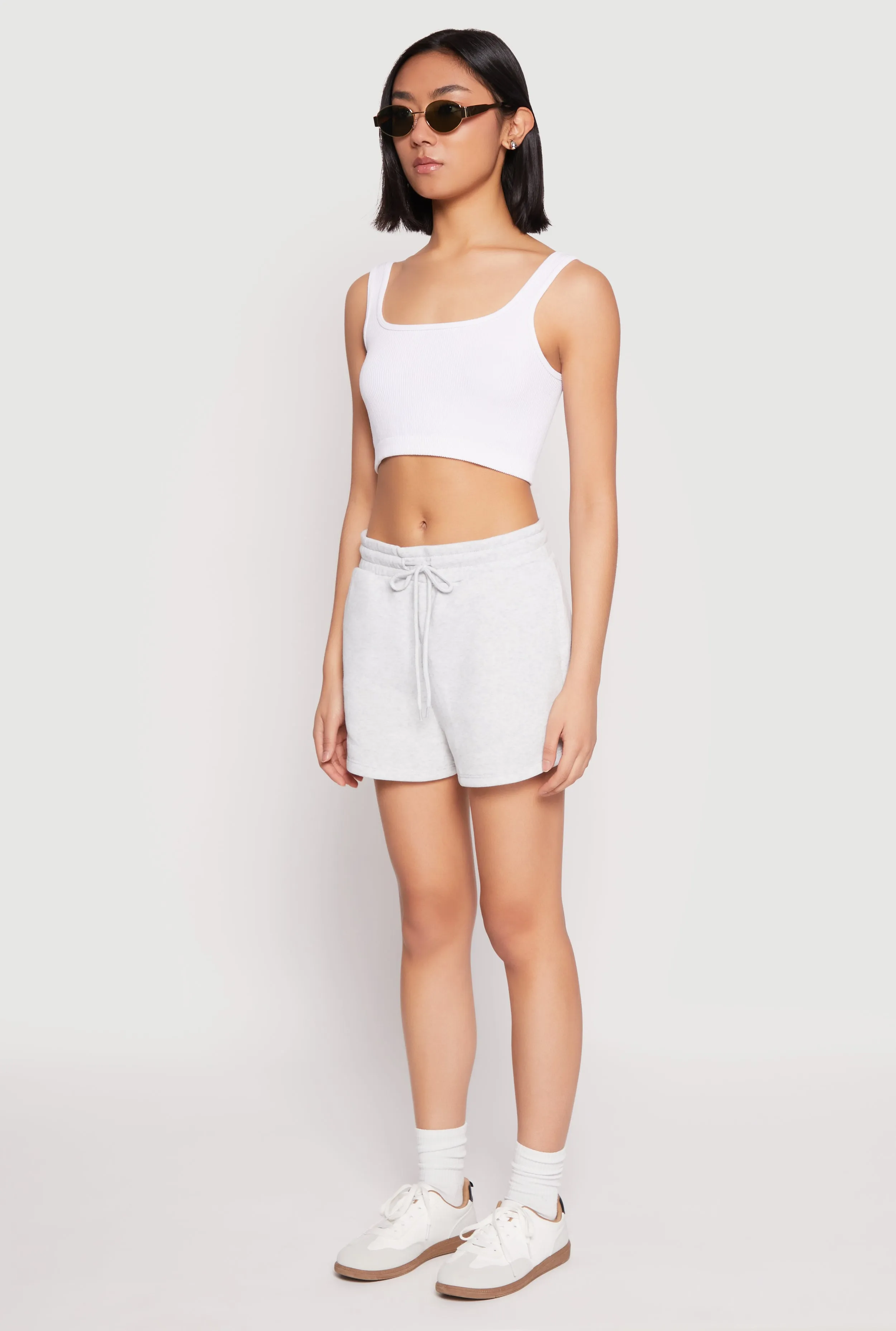 High Waist Drawstring Sweatshorts sold by Rainbow product image thumbnail 3