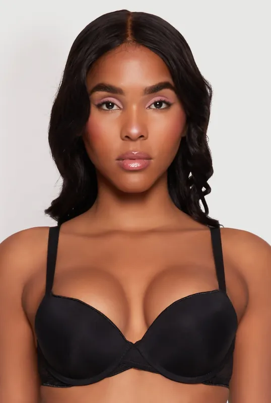 Lace Back Plunge Bra sold by Rainbow