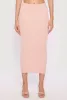 Almost Famous Ribbed Knit Midi Skirt sold by Rainbow