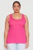 Plus Size Rib Knit Tank Top sold by Rainbow