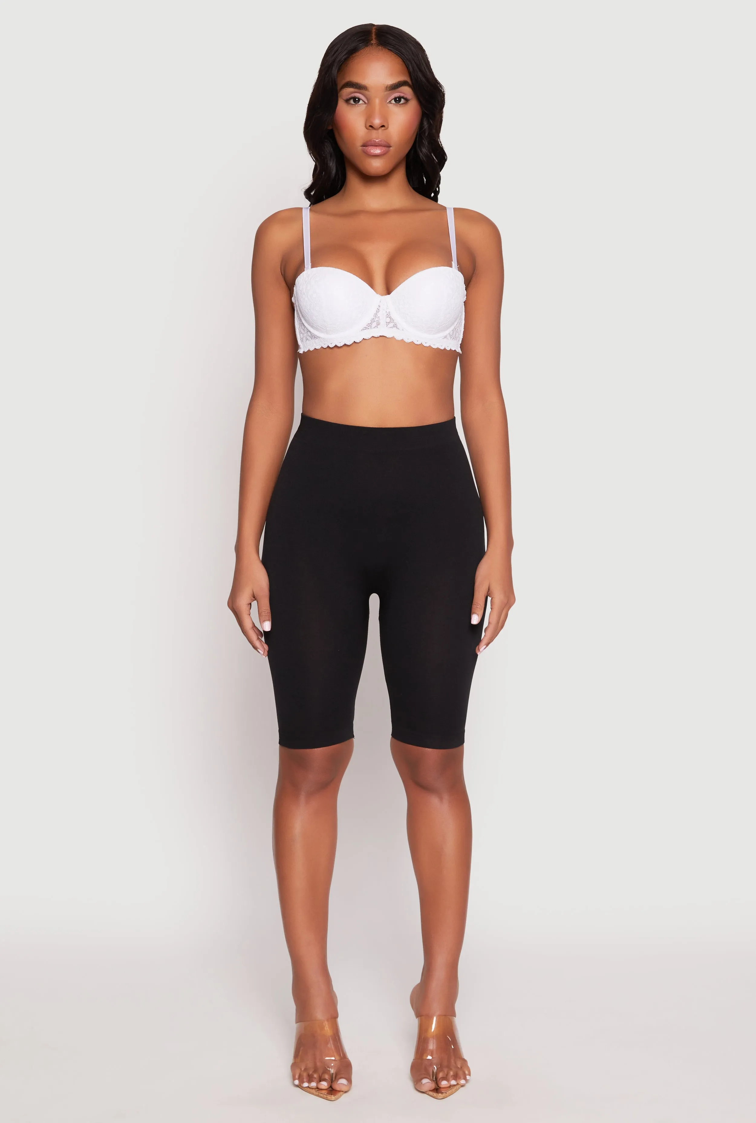 Scalloped Trim Lace Balconette Bra | Convertible to Strapless sold by Rainbow product image thumbnail 2