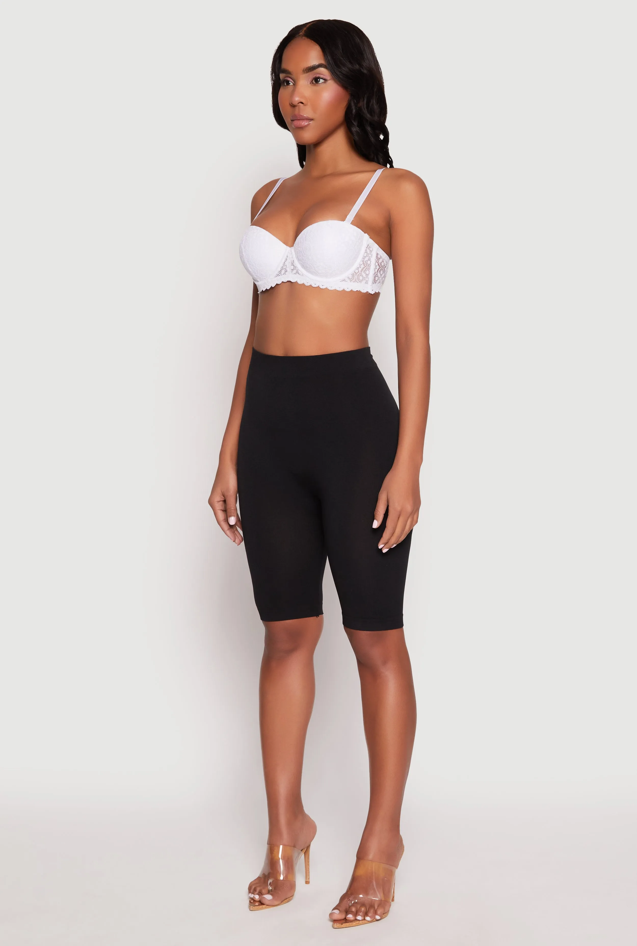 Scalloped Trim Lace Balconette Bra | Convertible to Strapless sold by Rainbow product image thumbnail 3