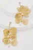 Flower Petal Statement Drop Earrings sold by Rainbow