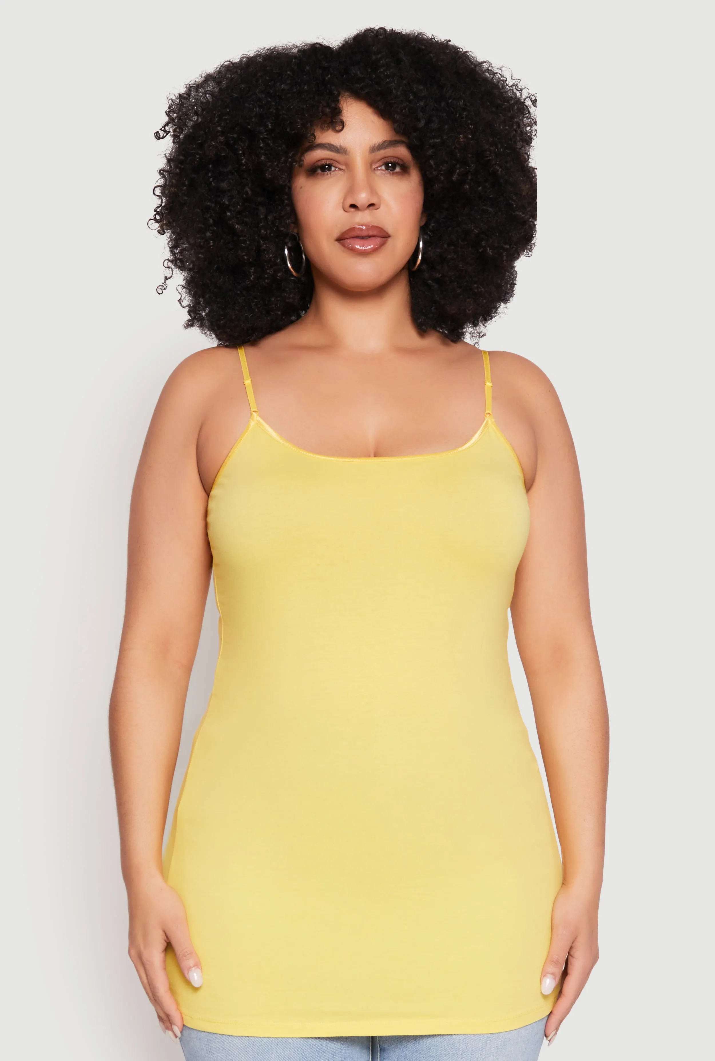 Plus Size Rib Knit Tank Top sold by Rainbow product image thumbnail 2