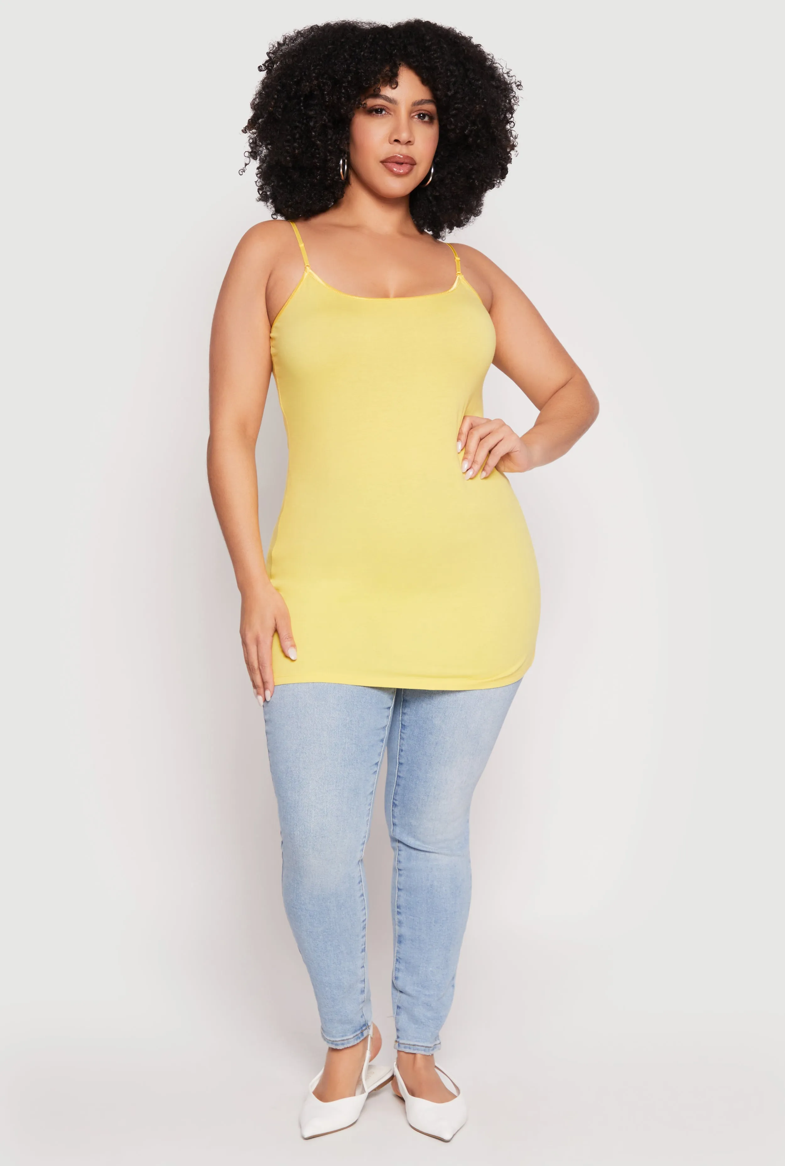 Plus Size Rib Knit Tank Top sold by Rainbow product image thumbnail 3