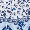 Gauze Knit Floral Border Print Maxi Skirt sold by Rainbow