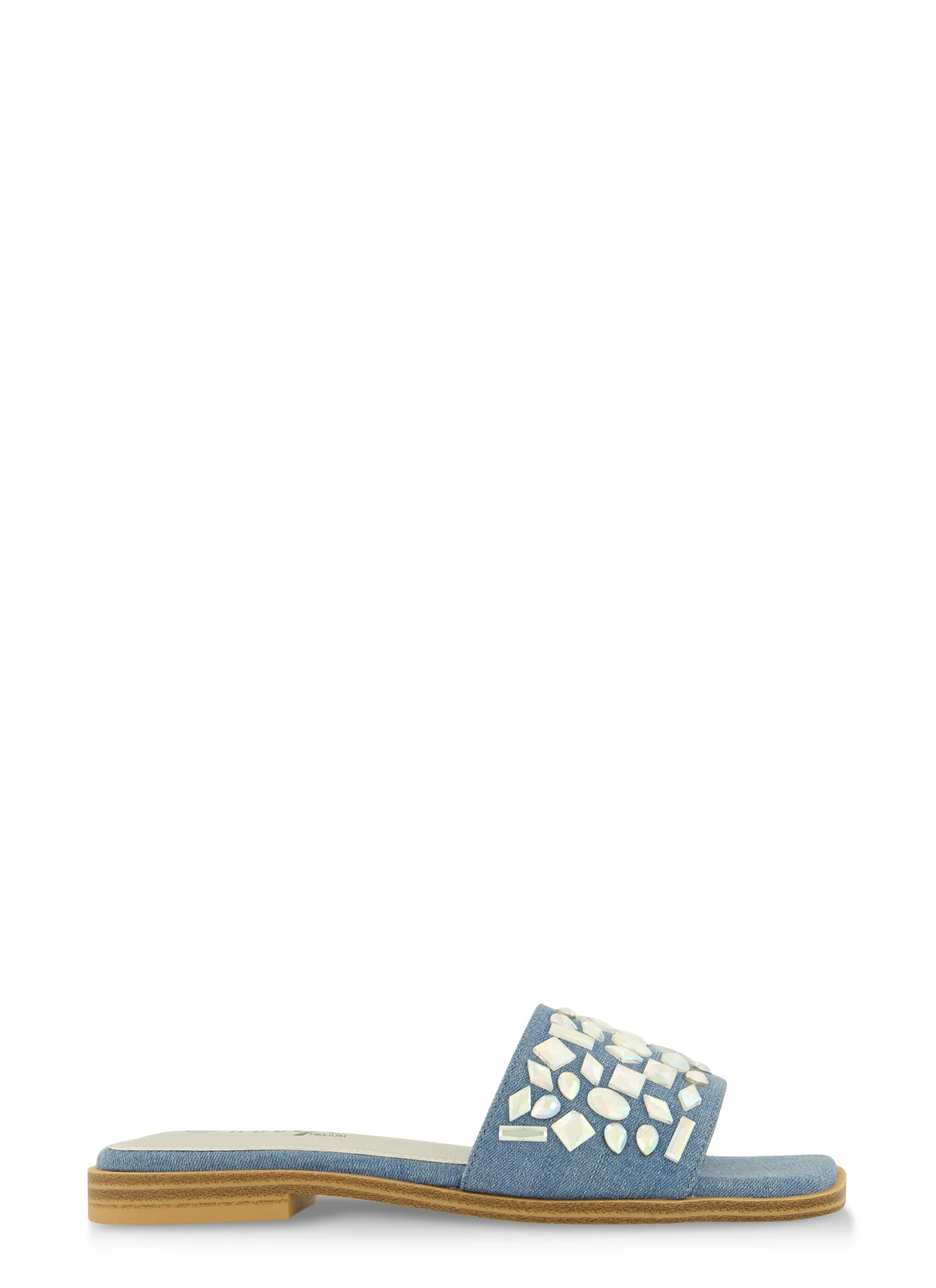 Gemstone Band Square Toe Slide Sandals sold by Rainbow product image thumbnail 2