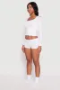 Ribbed Knit Seamless Boyshort Underwear sold by Rainbow