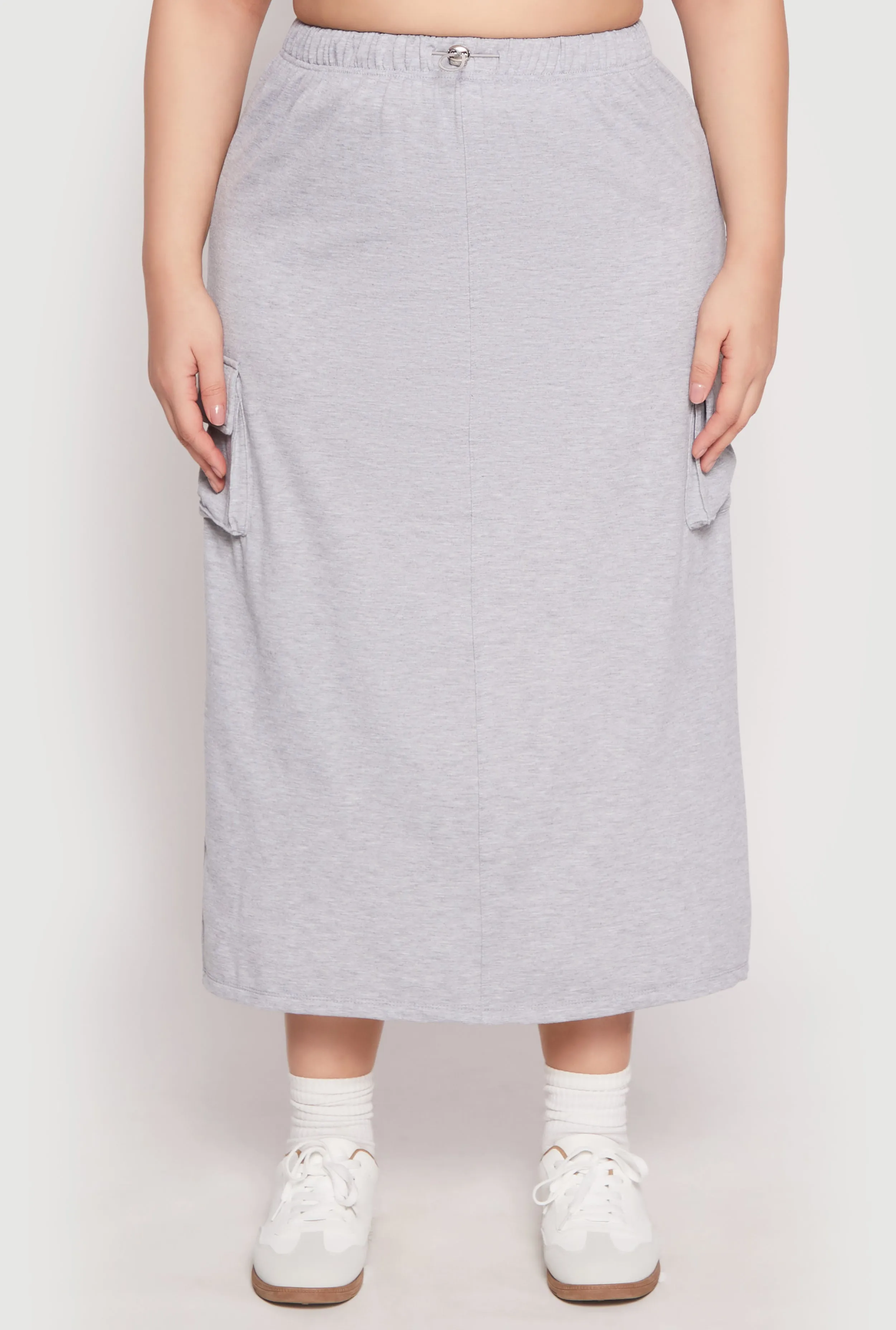 Plus Size Almost Famous Back Slit Cargo Skirt sold by Rainbow product image thumbnail 3