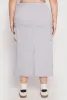 Plus Size Almost Famous Back Slit Cargo Skirt sold by Rainbow
