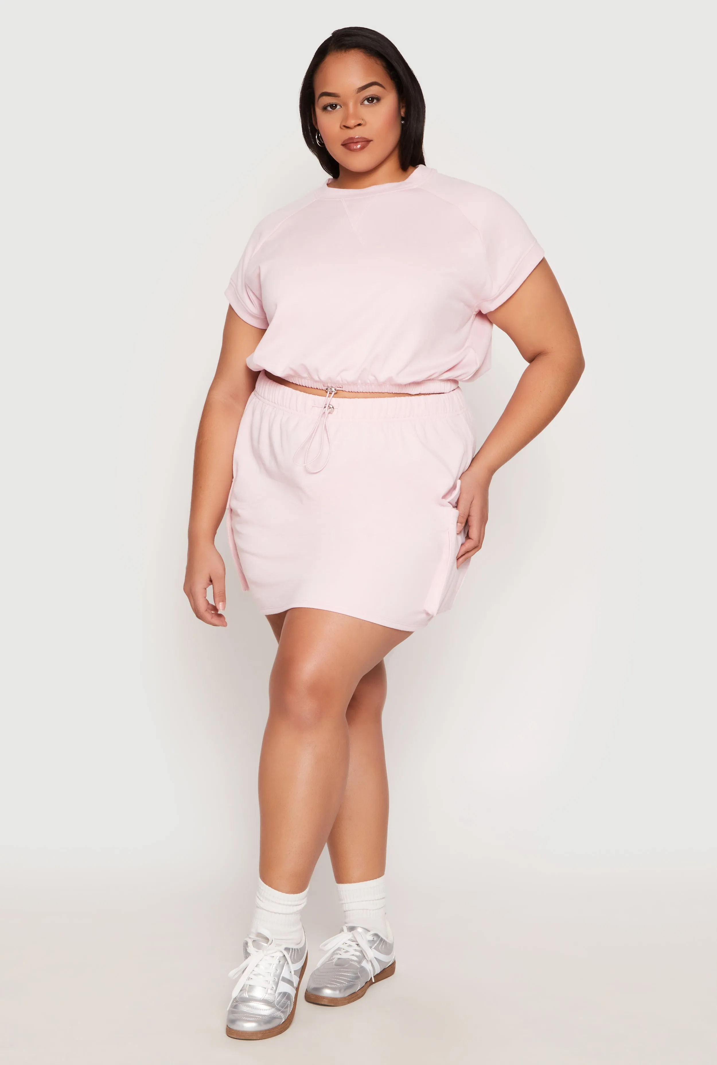 Plus Size Almost Famous Toggle Drawstring Cargo Skirt sold by Rainbow product image thumbnail 2