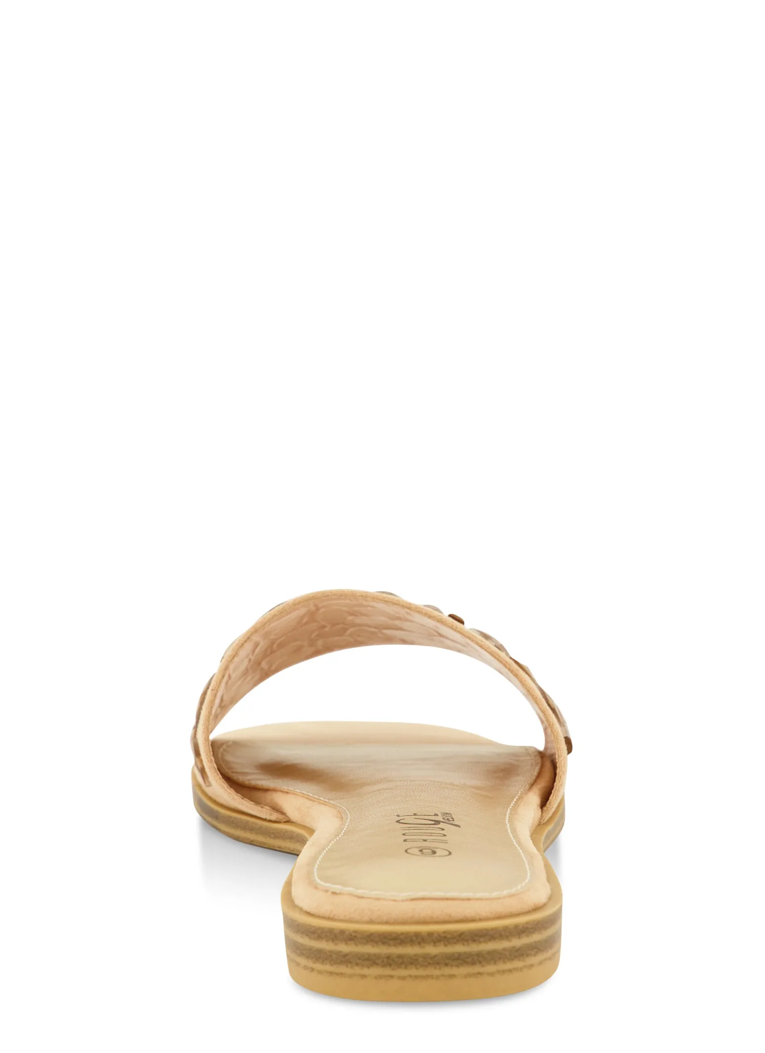 Gemstone Band Square Toe Slide Sandals sold by Rainbow product image thumbnail 3