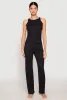 Ribbed Knit Pajama Tank Top and Pants sold by Rainbow