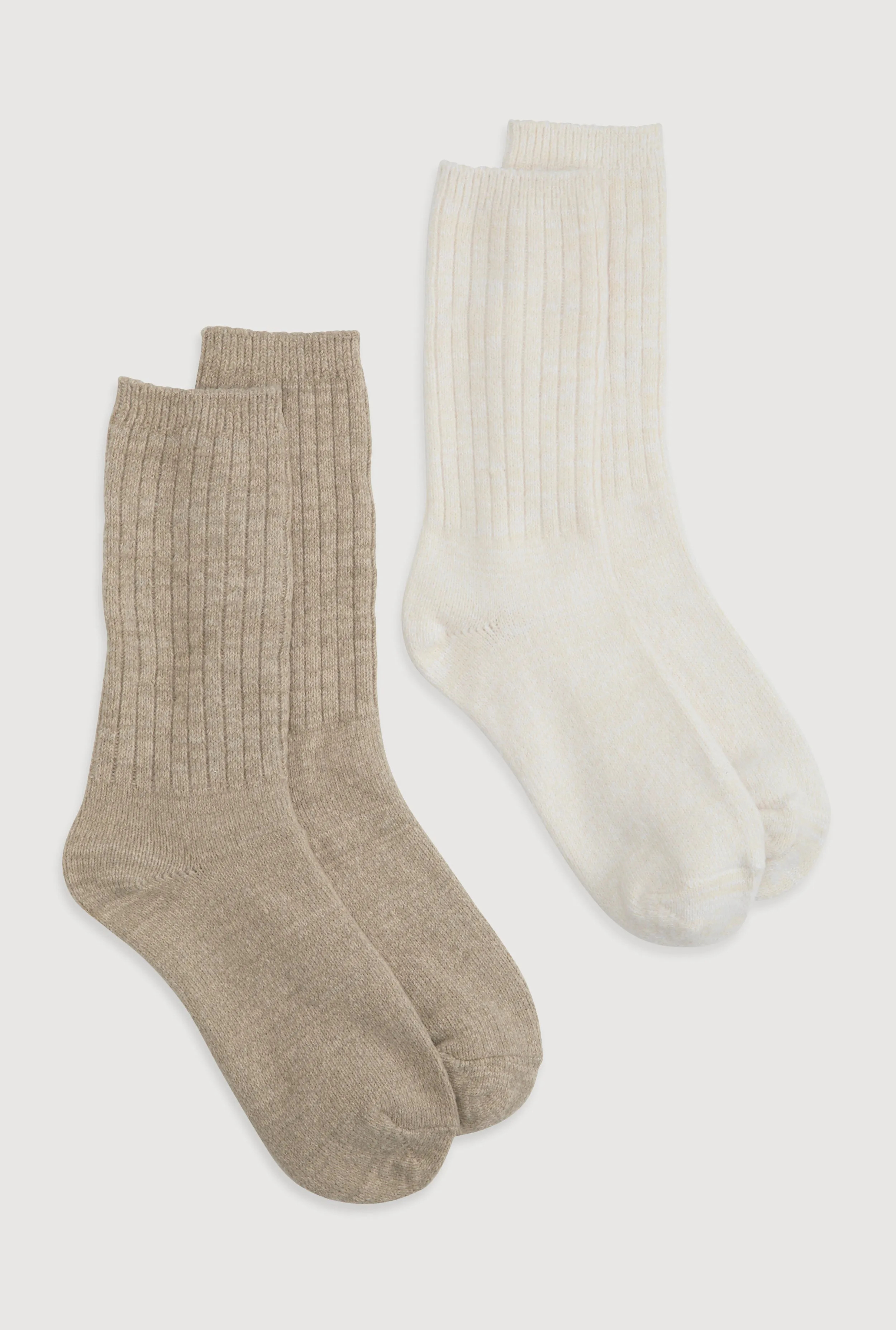 Ribbed Cuff Slouch Boot Socks 2 Pack Size 4-10 sold by Rainbow product image thumbnail 2