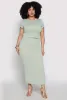 Plus Size Almost Famous Ribbed Knit Skirt sold by Rainbow