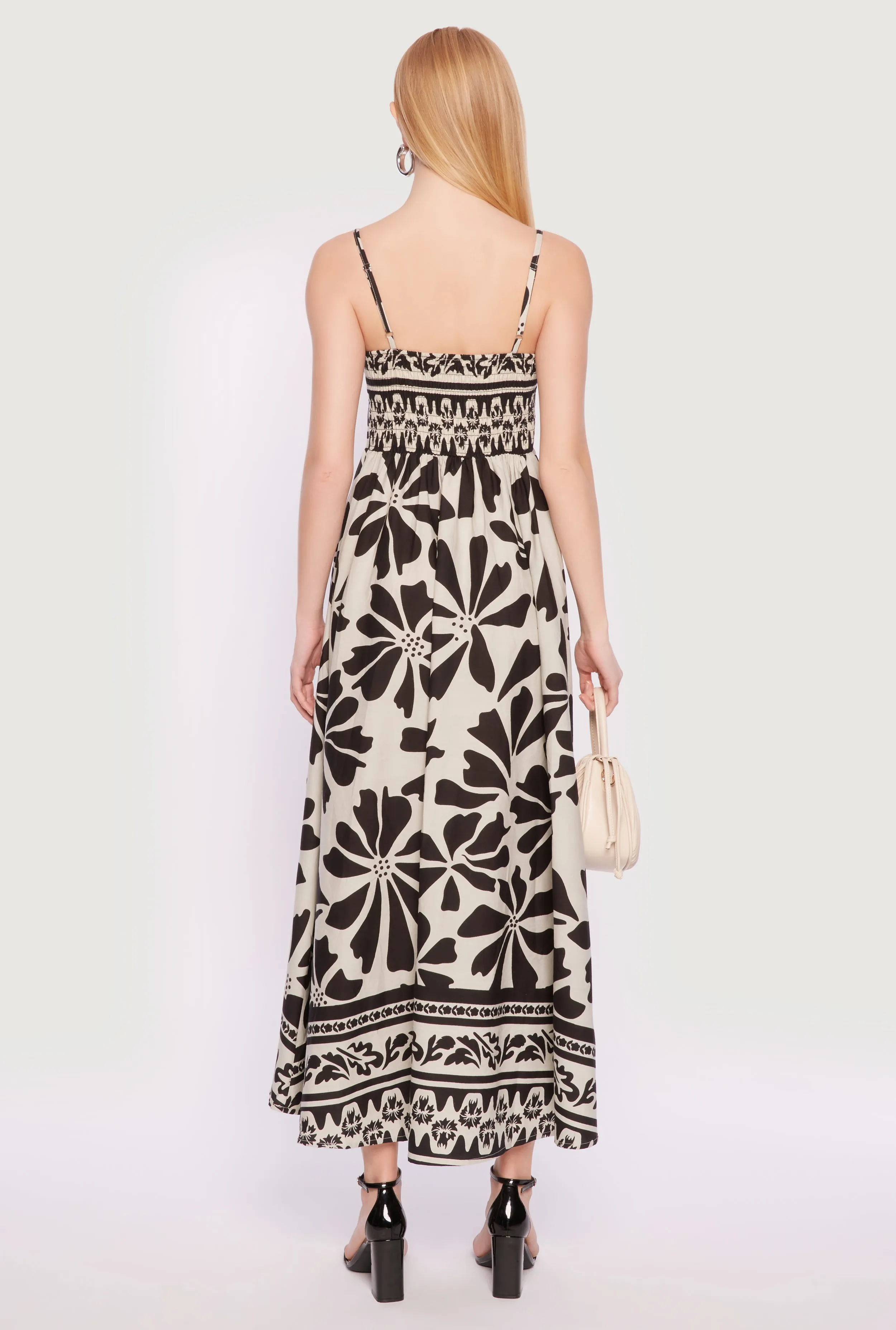 Spoon Jeans Poplin Floral Print Maxi Dress sold by Rainbow product image thumbnail 5