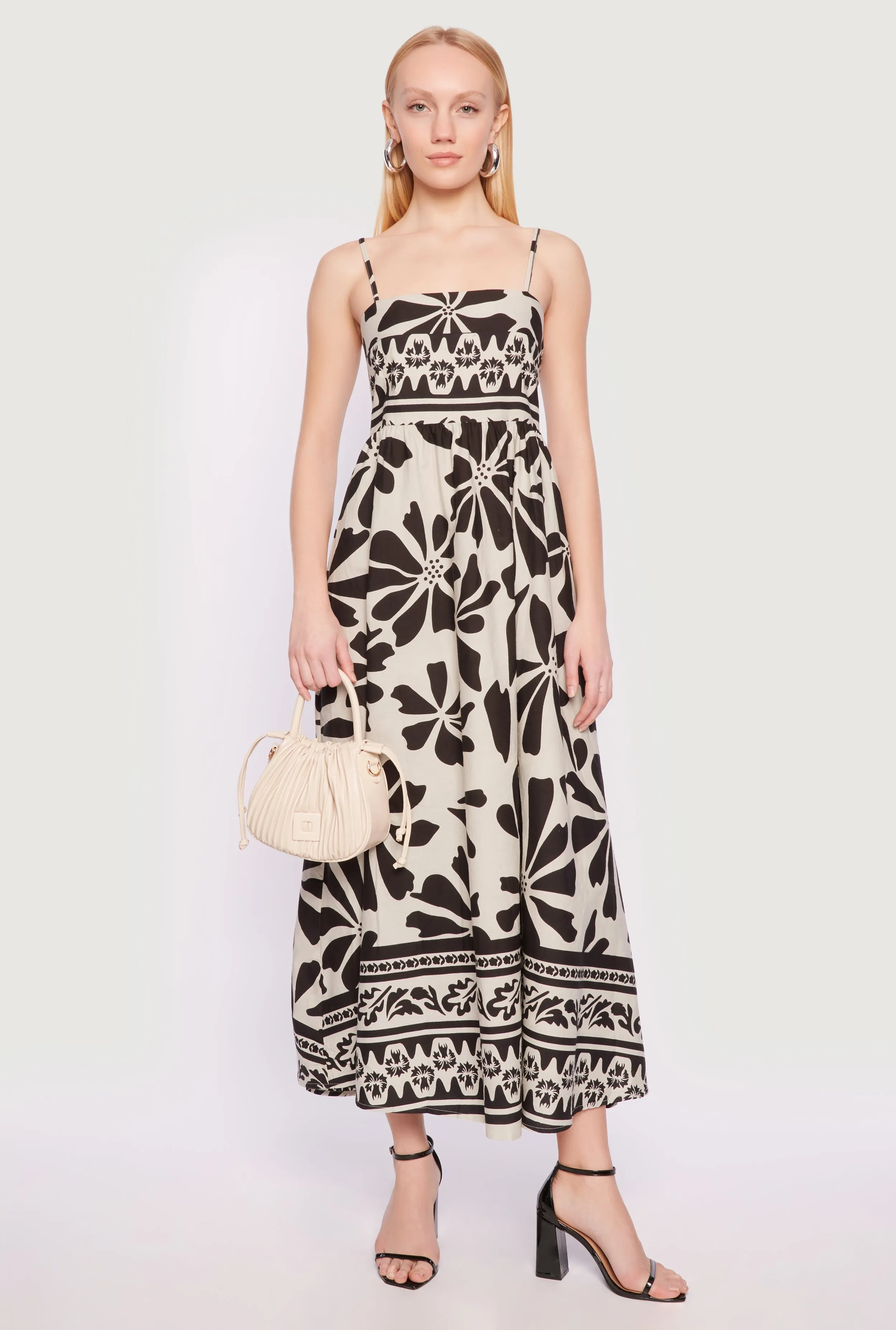 Spoon Jeans Poplin Floral Print Maxi Dress sold by Rainbow product image thumbnail 2