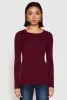 Basic Long Sleeve Crew Neck T Shirt sold by Rainbow