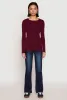 Basic Long Sleeve Crew Neck T Shirt sold by Rainbow