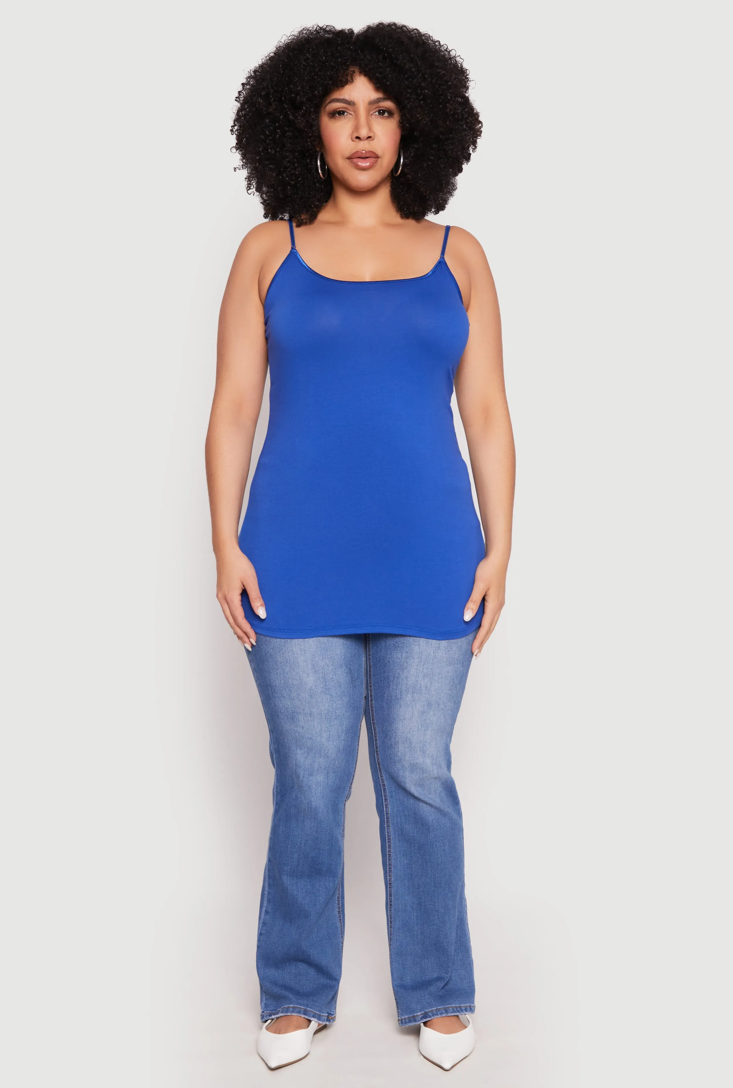 Plus Size Scoop Neck Cami sold by Rainbow