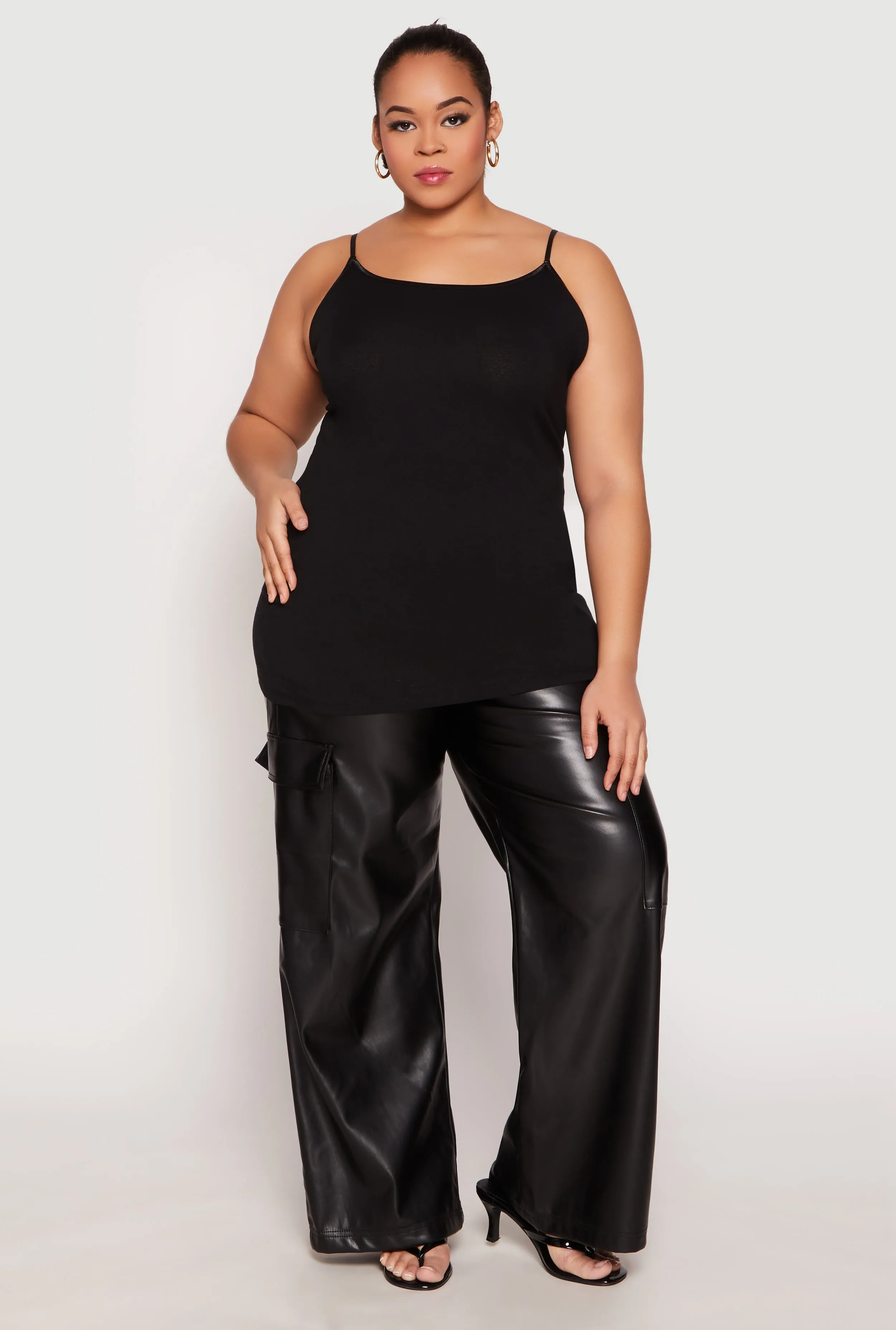 Plus Size Scoop Neck Cami sold by Rainbow product image thumbnail 3