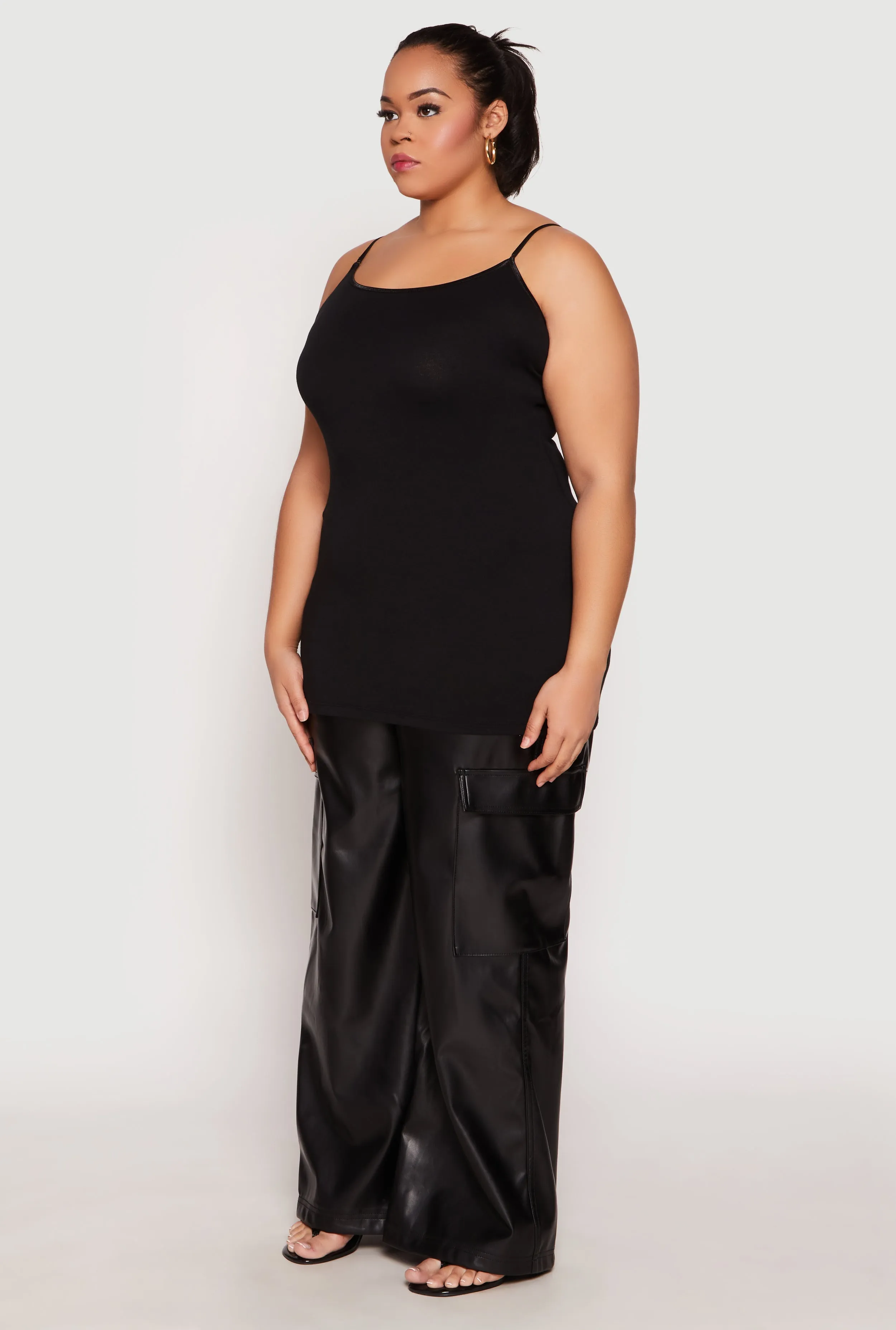 Plus Size Scoop Neck Cami sold by Rainbow product image thumbnail 5