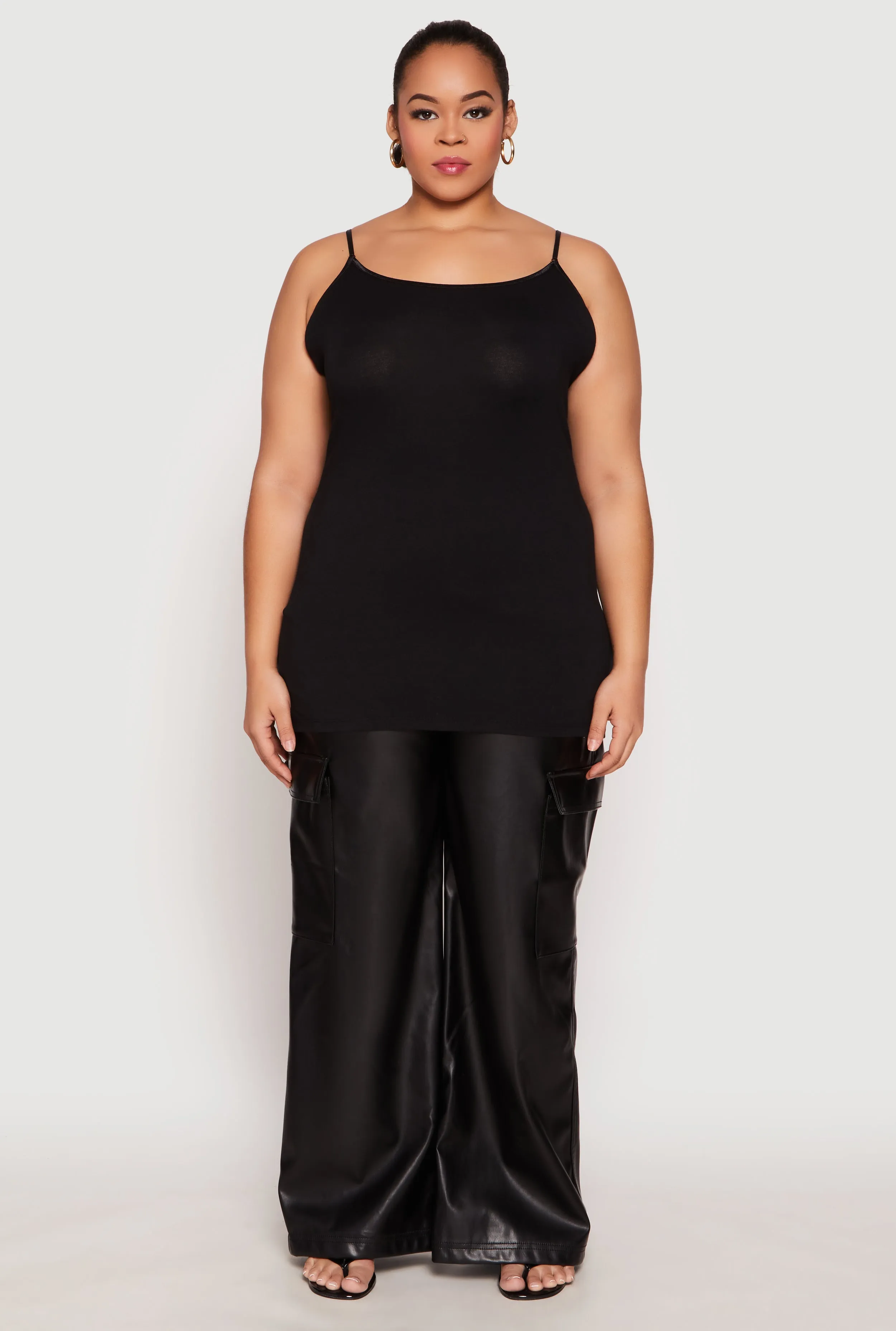 Plus Size Scoop Neck Cami sold by Rainbow