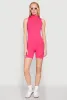Seamless Rib Knit Mock Neck Tank Top and Biker Shorts sold by Rainbow