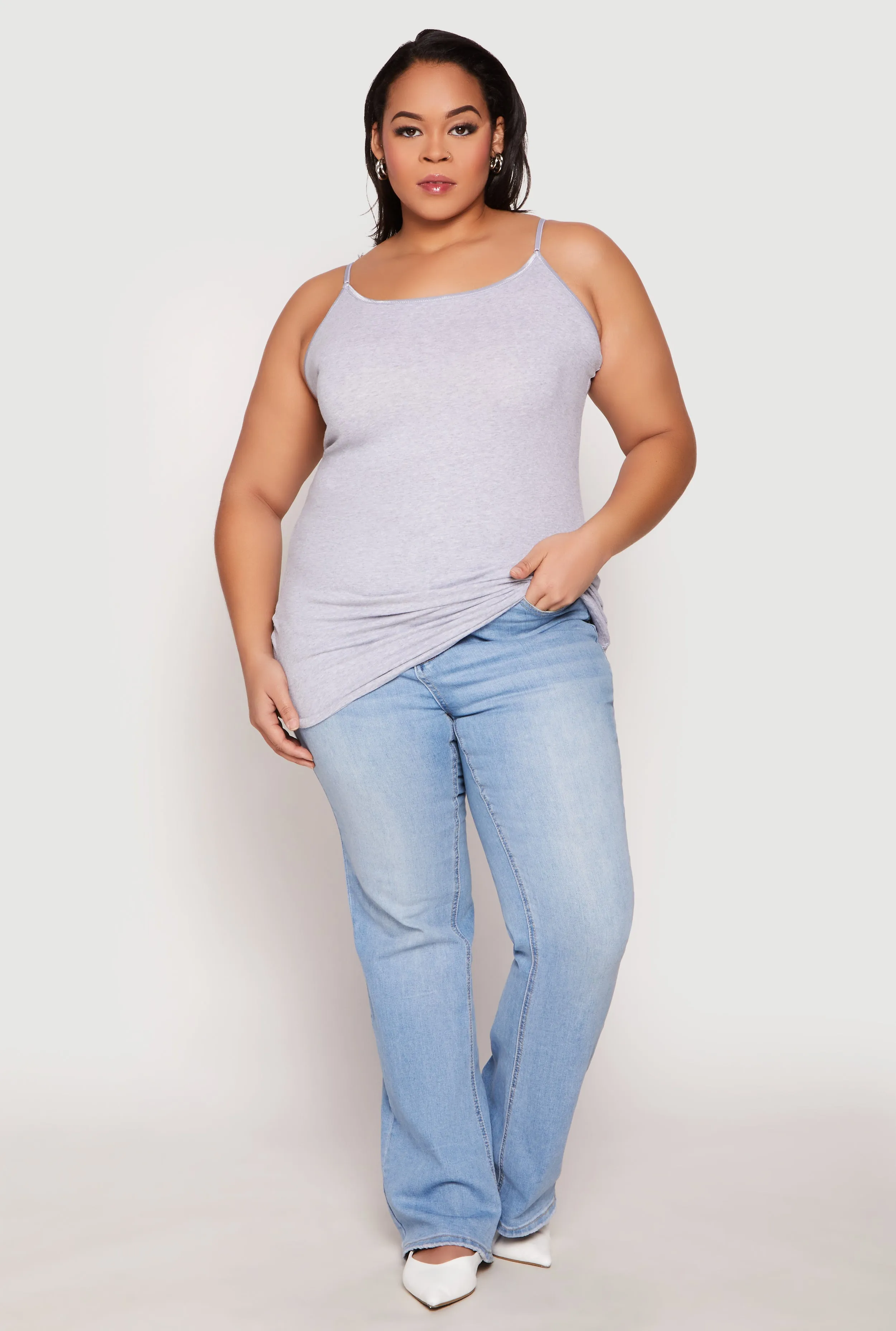Plus Size Scoop Neck Cami sold by Rainbow product image thumbnail 3