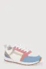 Girls Side Zip Detail Lace Up Sneakers sold by Rainbow