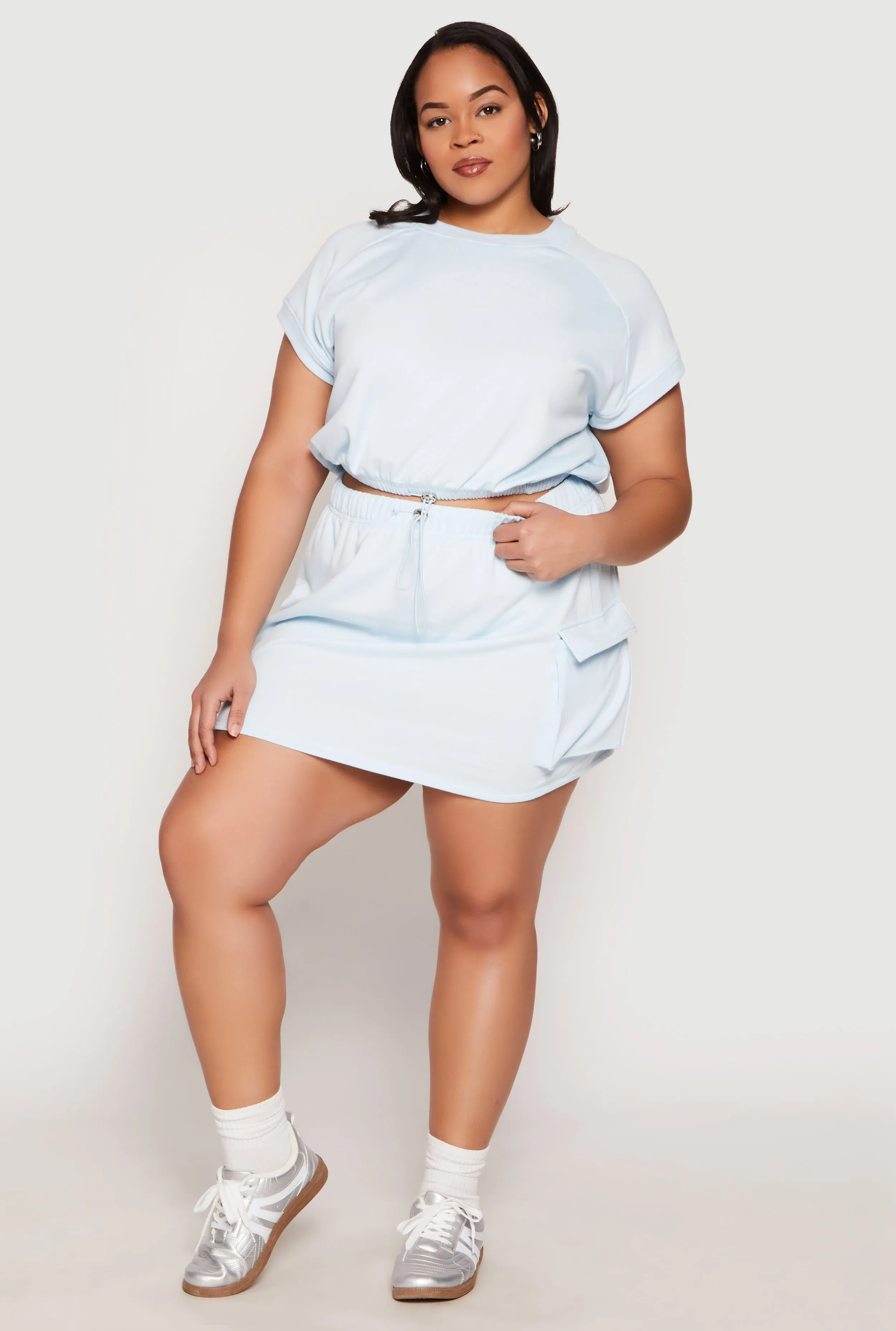 Plus Size Almost Famous Toggle Drawstring Cargo Skirt sold by Rainbow product image thumbnail 2