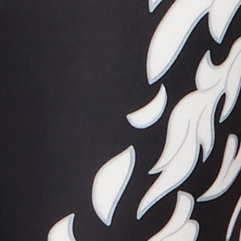 Plus Size Contrast Print Flared Pants sold by Rainbow product image thumbnail 4