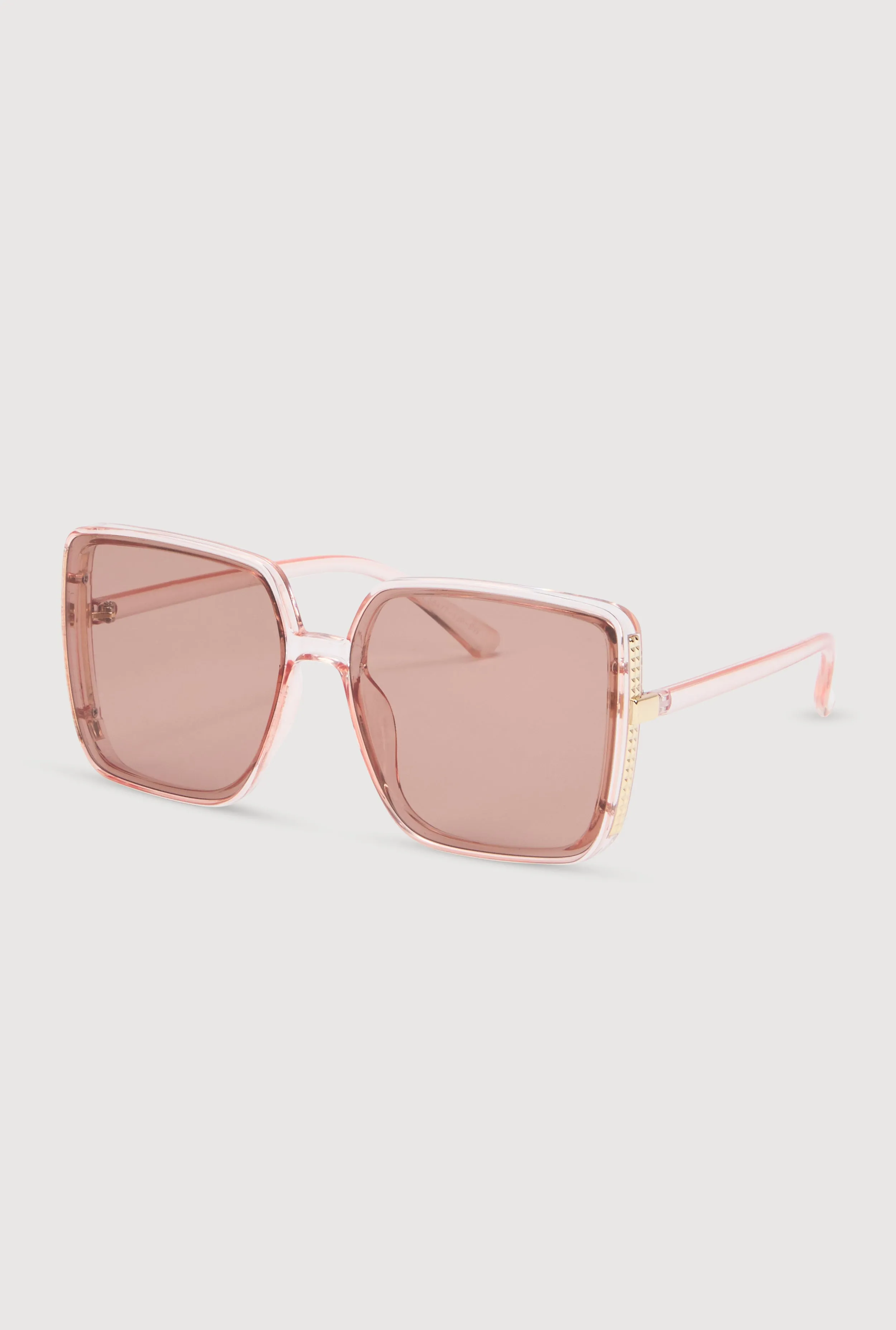 Studded Side Oversized Square Sunglasses sold by Rainbow product image thumbnail 3
