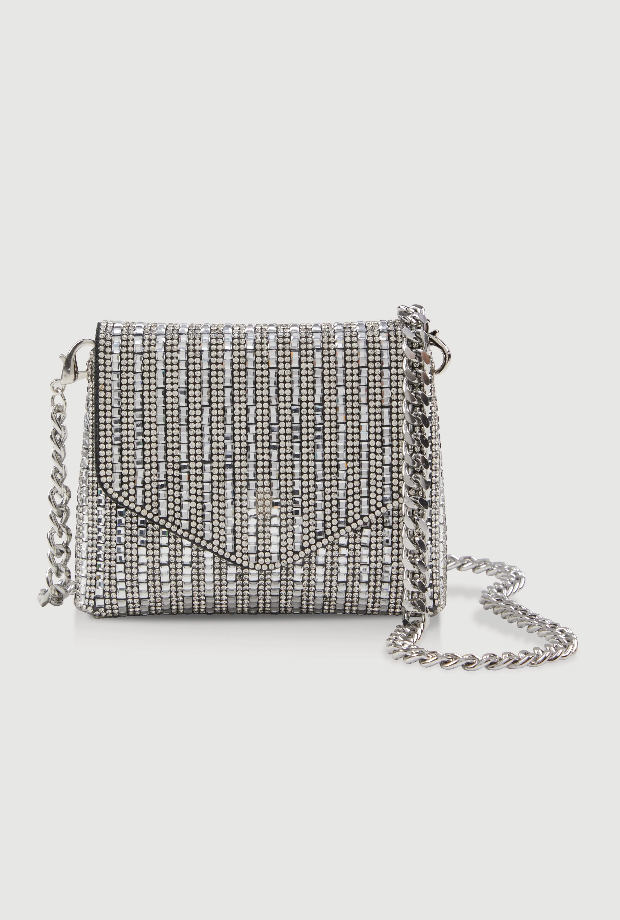 Embellished Faux Leather Convertible Mini Clutch sold by Rainbow