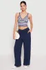 Crochet Striped Crop Top sold by Rainbow
