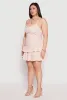 Plus Size Almost Famous Tiered Cropped Cami sold by Rainbow