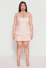 Plus Size Almost Famous Tiered Cropped Cami sold by Rainbow