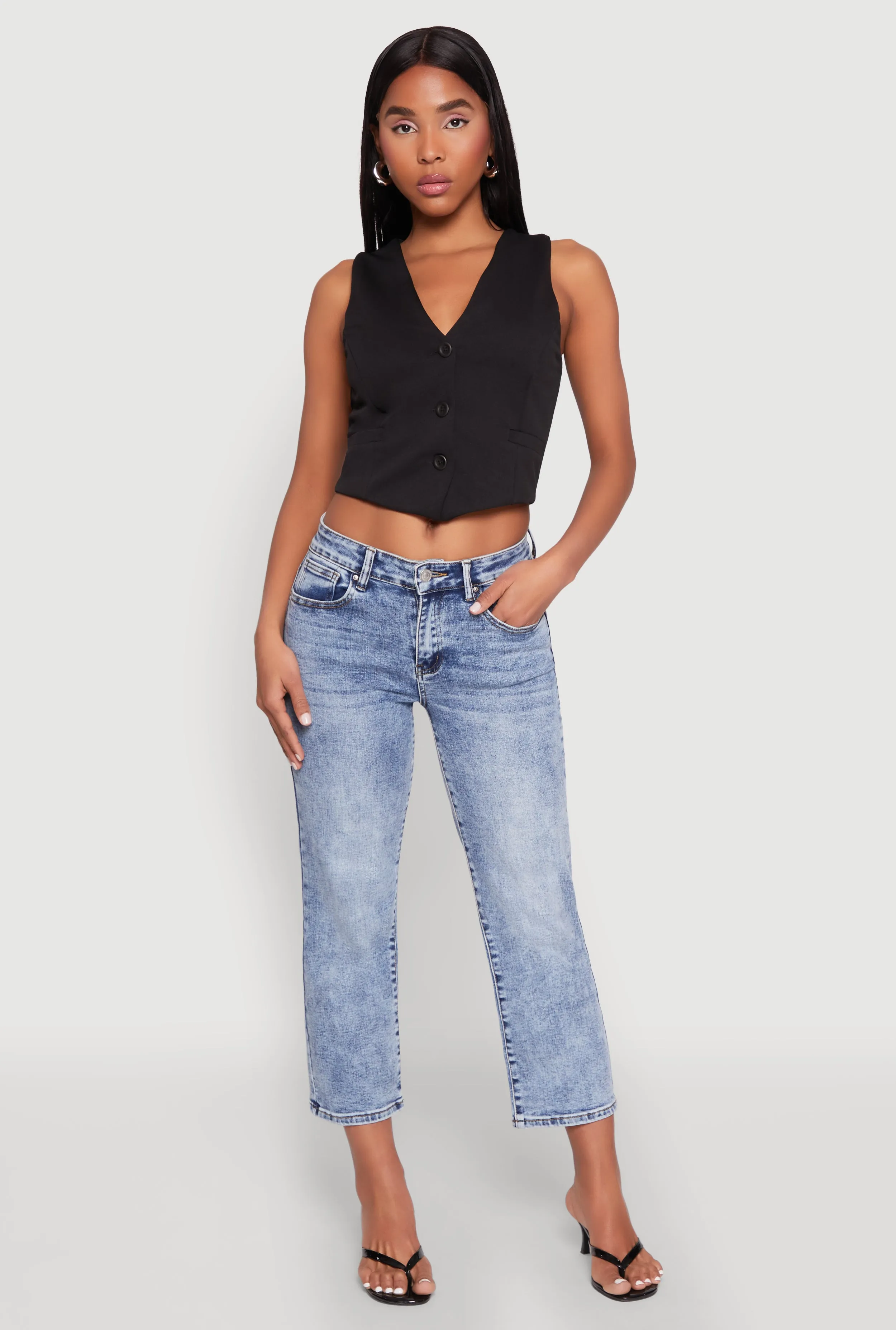 WAX Straight Leg Capri Jeans sold by Rainbow product image thumbnail 2