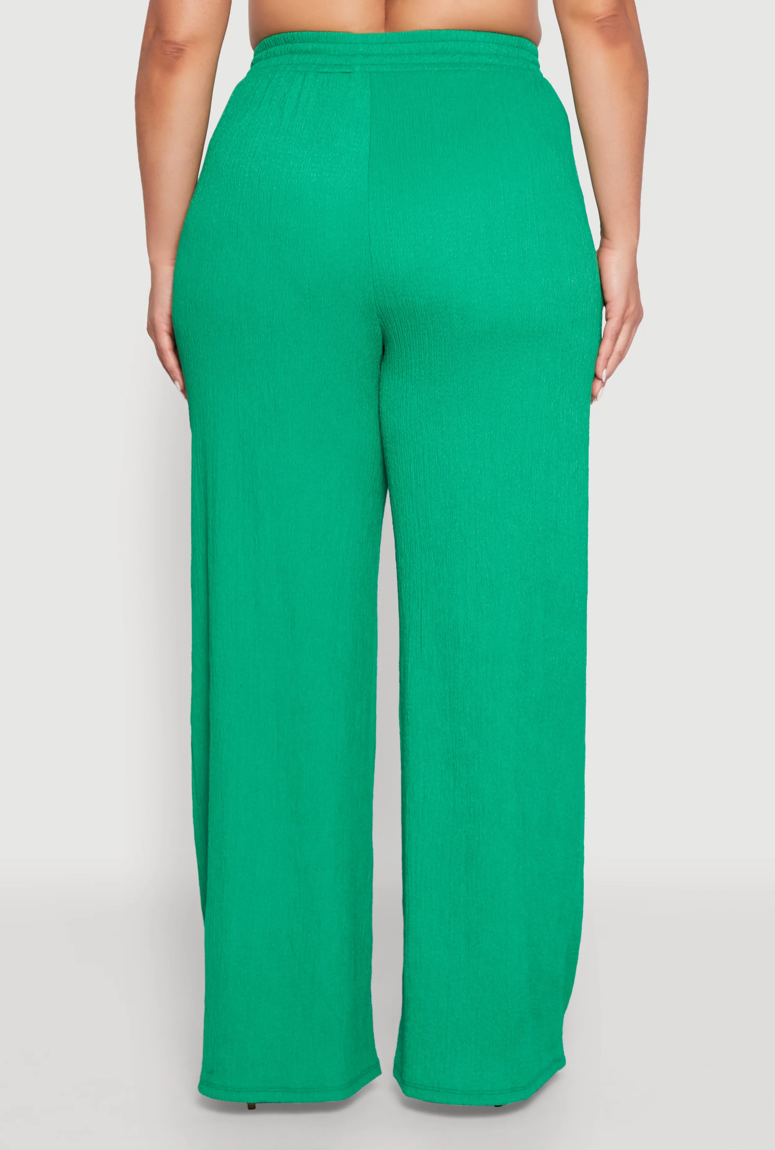 Plus Size Almost Famous Textured Knit Wide Leg Pants sold by Rainbow product image thumbnail 5