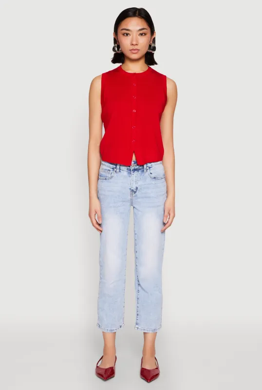 WAX Straight Leg Capri Jeans sold by Rainbow