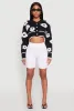 Daisy Chenille Floral Cropped Cardigan sold by Rainbow