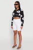 Daisy Chenille Floral Cropped Cardigan sold by Rainbow