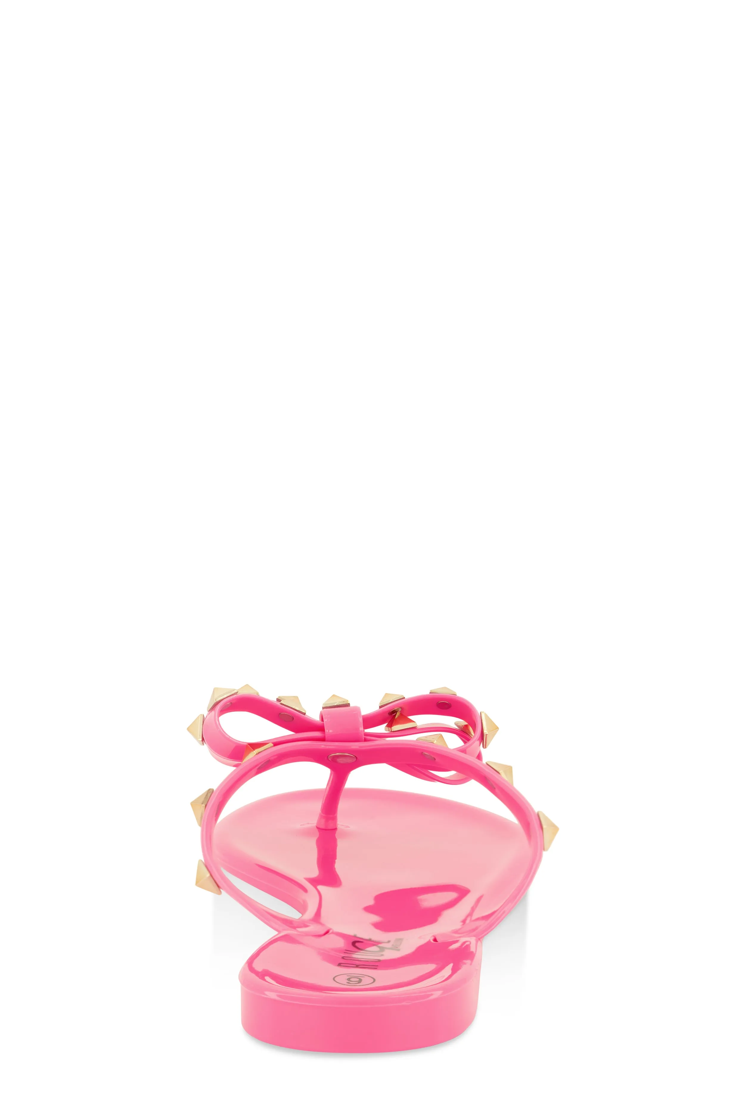 Bow Studded Jelly Thong Slide Sandals sold by Rainbow product image thumbnail 3